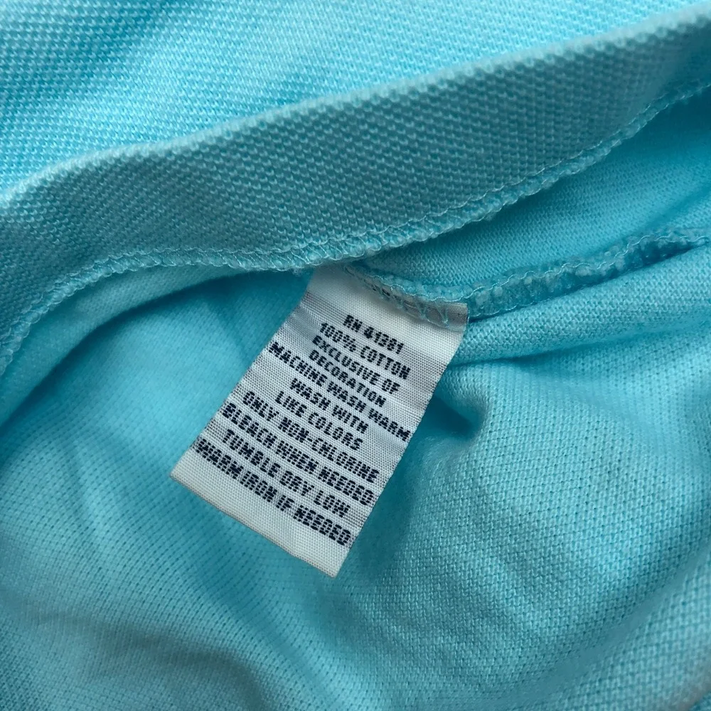 Polo Ralph Lauren Mens XL Blue Mesh Short Sleeve Polo Shirt Pony Logo
